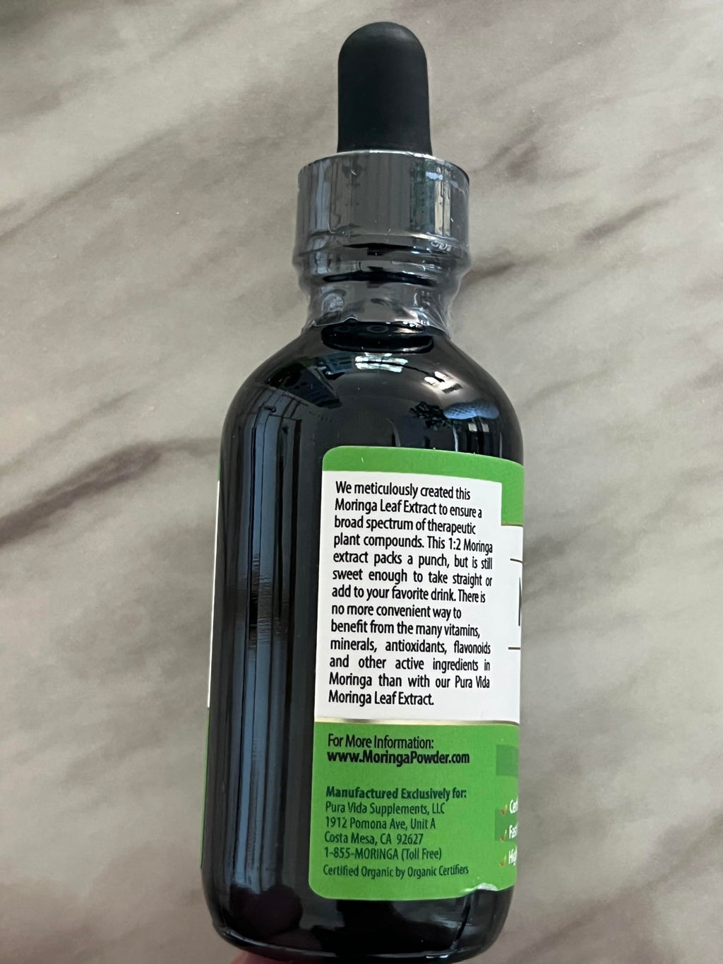 PURA VIDA MORINGA Leaf Extract Liquid Drops - 2 Fl Oz - image 13