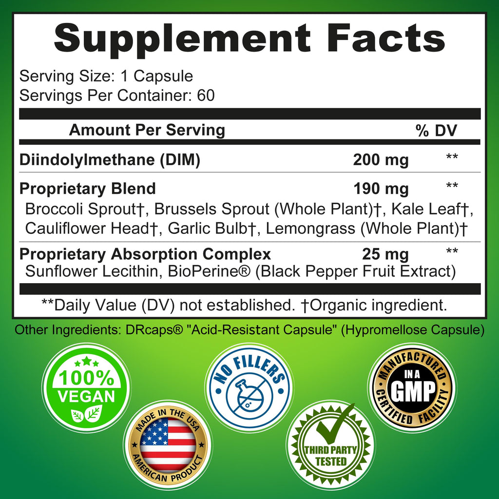 SUPPLEMENTS STUDIO DIM 200mg Hormone Balance - 60 Capsules - image 6