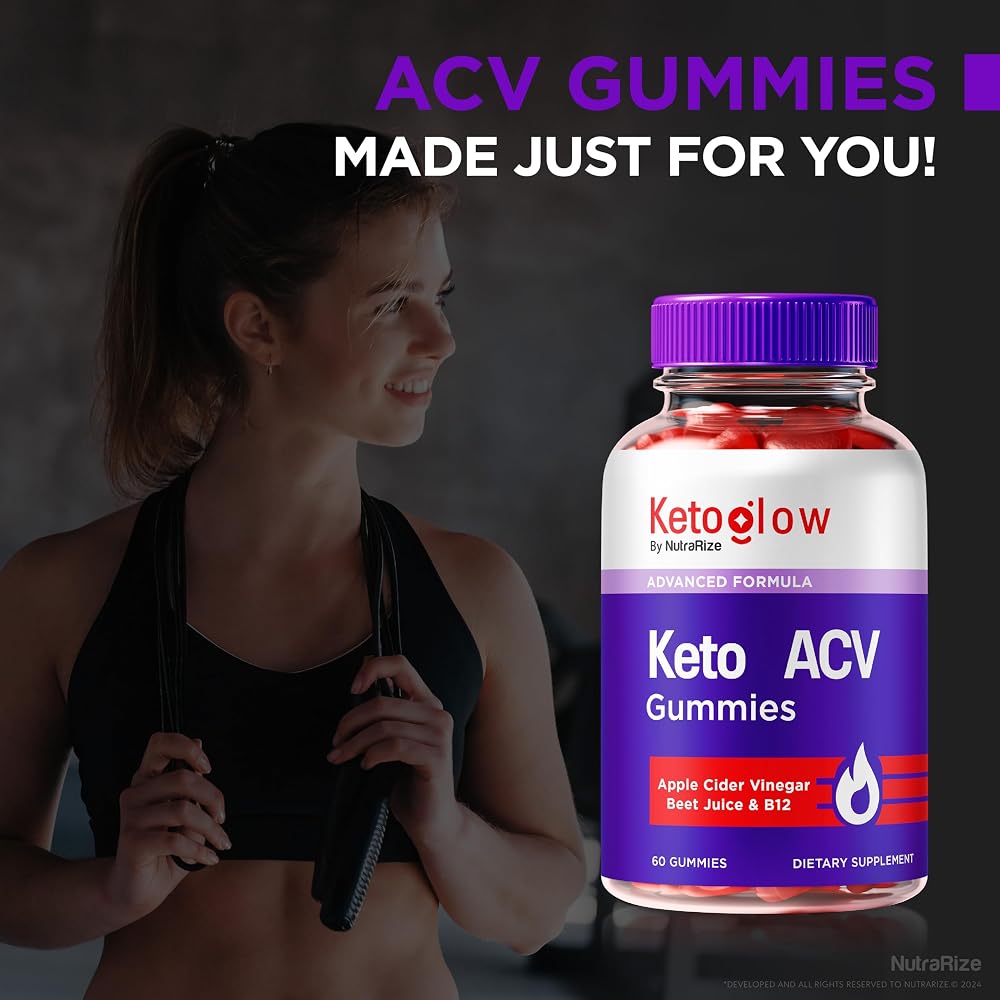 NutraRize Keto Glow ACV Gummies Apple Cider Vinegar 1000mg - 120 Gummies - image 4