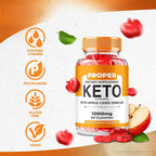 NutraRize Proper Keto ACV Gummies Weight Loss Formula - 300 Gummies - image 6