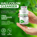 Hallusa Natural Colon Cleanser Herbal Fiber Blend - 90 Capsules - image 5