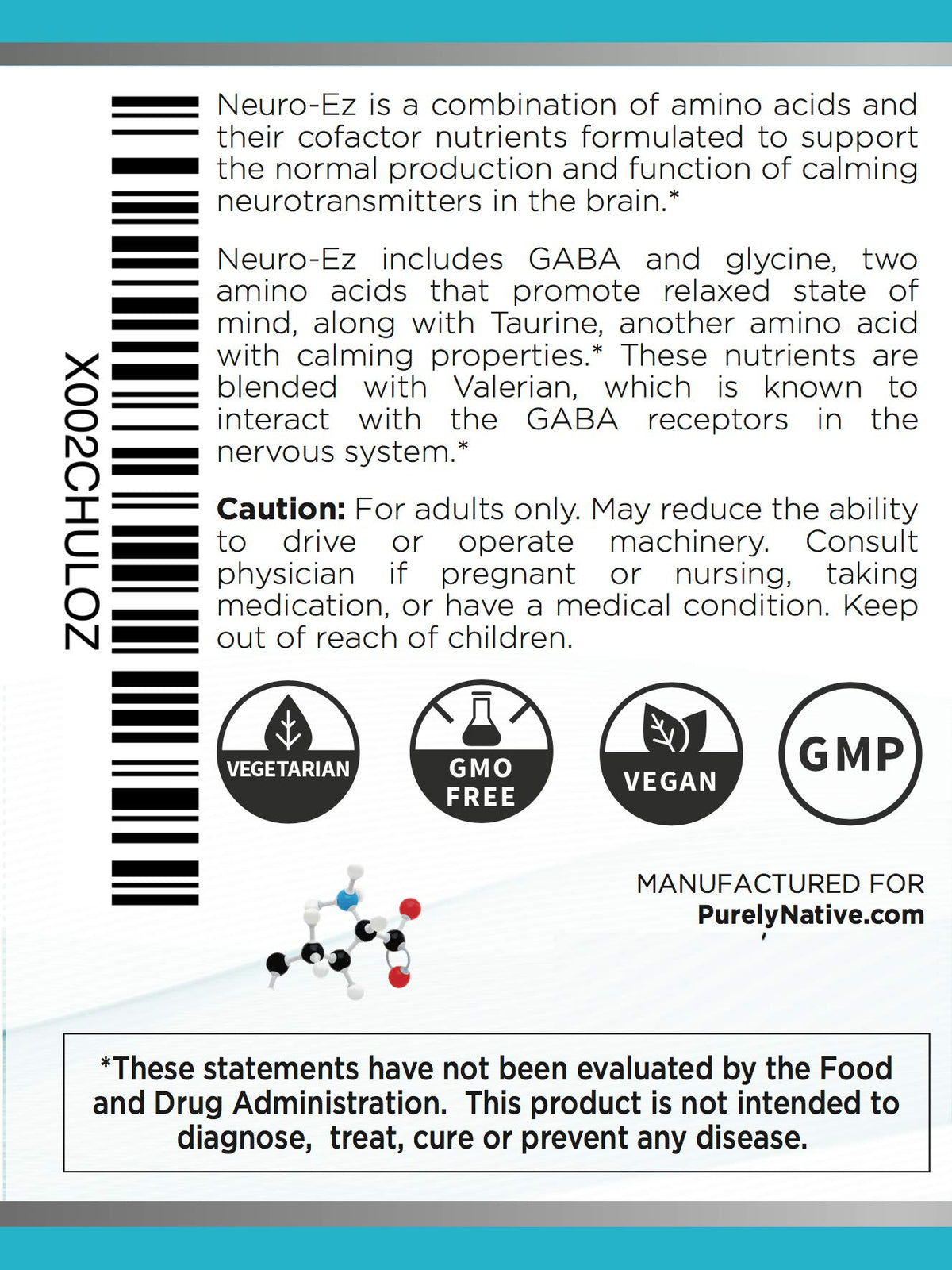 TRYVERA Neuro-Ez Amino Acid Blend with B Vitamins & Valerian - 90 Capsules - image 4