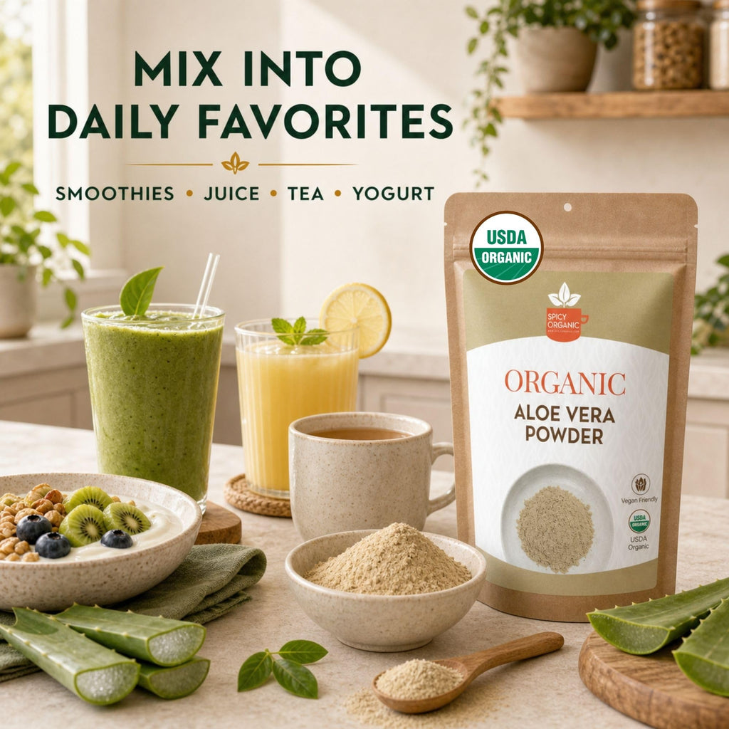 SPICY ORGANIC Organic Aloe Vera Powder