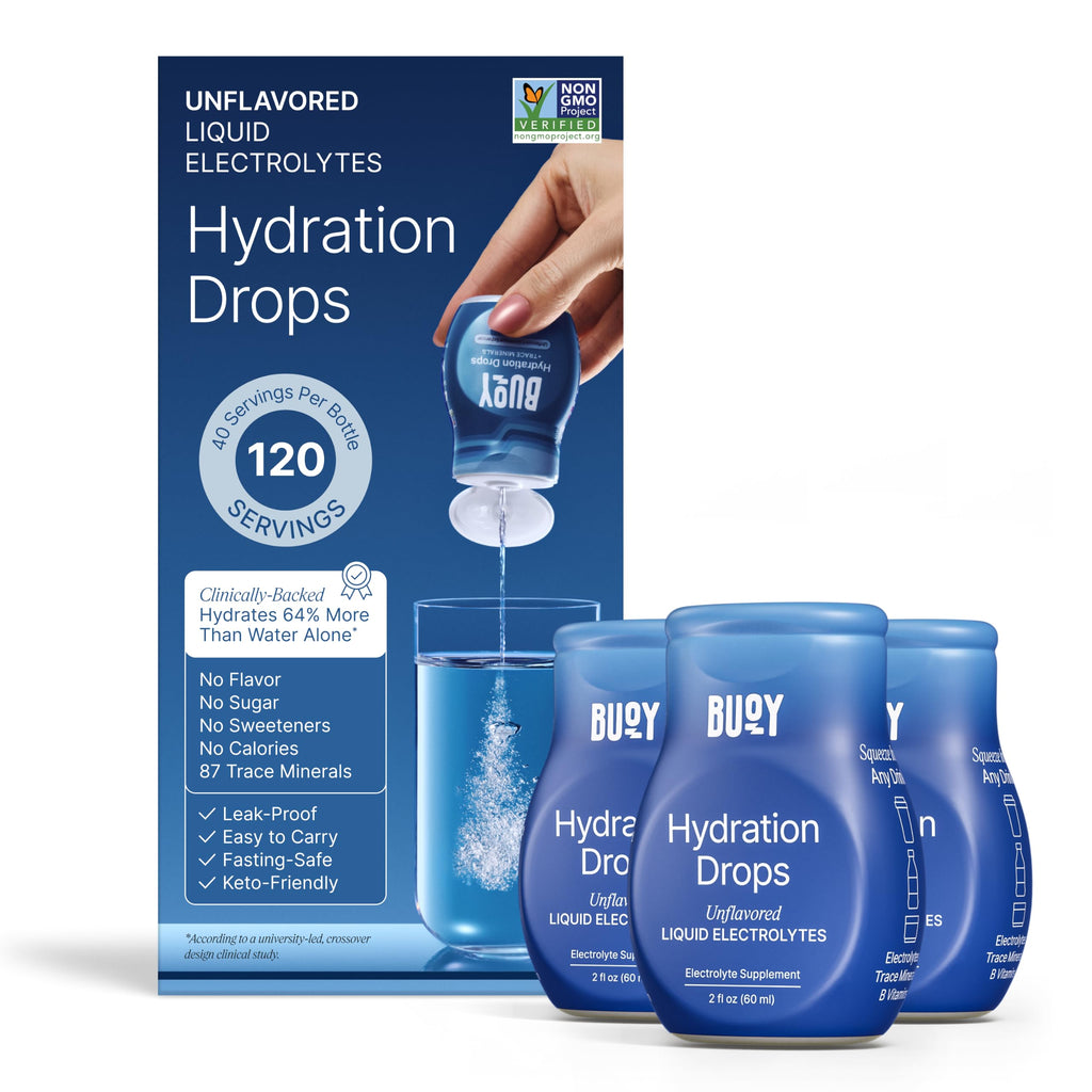 Buoy Electrolyte Drops Hydration Supplement - 120 Servings