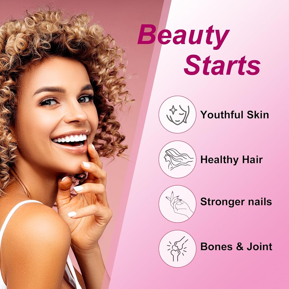 Laicuherb Collagen Peptides Powder for Skin, Hair & Nails - 14 Sachets - image 3