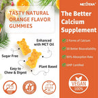 Nextdia Calcium Gummies with Turmeric for Women & Men - Calcium