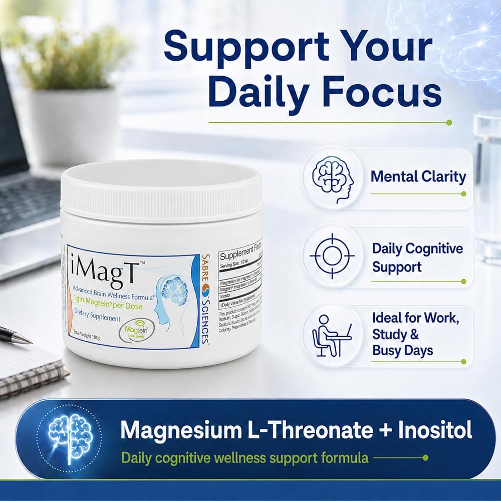 Sabre Sciences MagT Magnesium L-Threonate Powder - 60 Servings - image 2