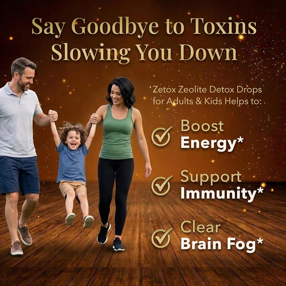 Zeo Health Zetox Zeolite Detox Liquid for Kids & Adults - 60 Servings - image 4