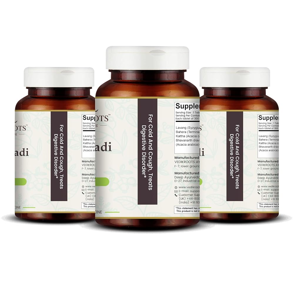 VEDIKROOTS Lavangadi Vati - Natural Support for Nasal Comfort