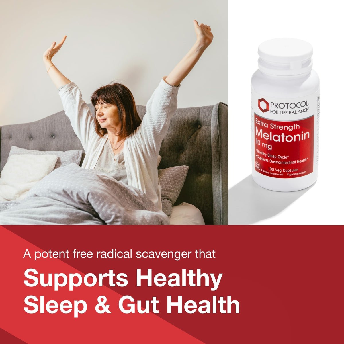 PROTOCOL FOR LIFE BALANCE Melatonin 10mg Extra Strength - image 3