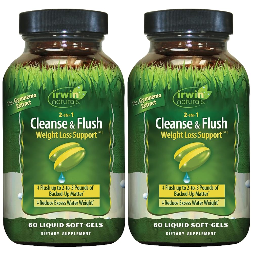 Irwin Naturals 2-in-1 Cleanse & Flush - 120 Softgels