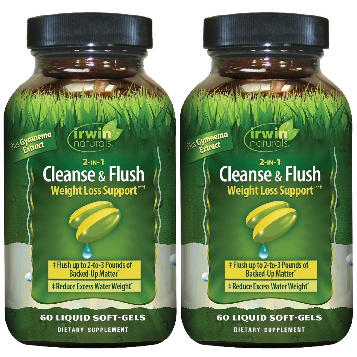 Irwin Naturals 2-in-1 Cleanse & Flush - 120 Softgels