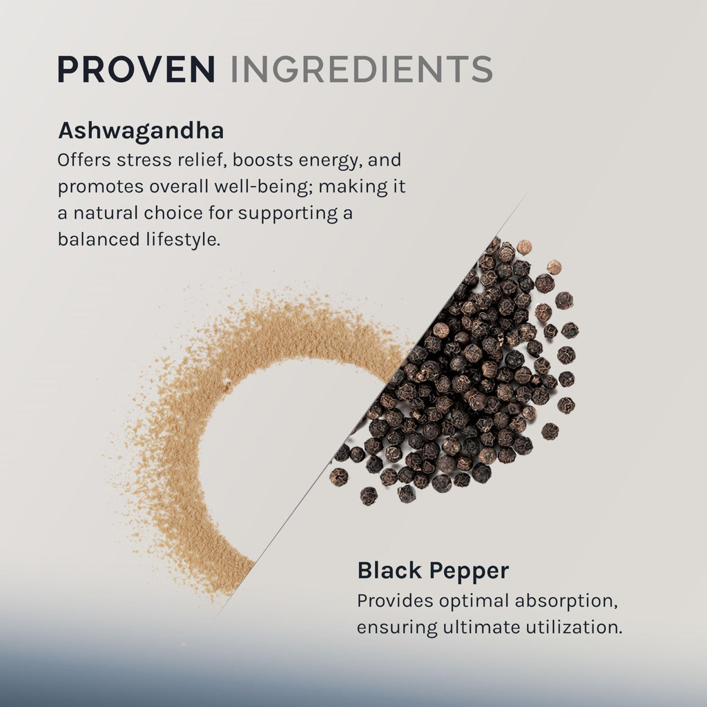 InfiniWell Ashwagandha Supplements with Shoden Root - 60 Capsules - image 3