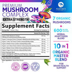 Nature's Peak Mushroom Powder Blend 11-in-1 Complex - 60 Servings - image 2