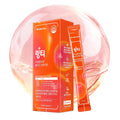 LINGTEA Collagen Drink Mix Blood Orange - 10 Stick Packs