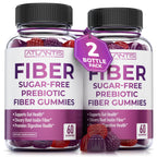 Atlantis Nutrition Sugar Free Fiber Gummies for Digestive Health - 120 Gummies