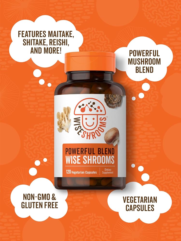 Carlyle Mushroom Complex 8-in-1 Blend - 120 Vegetarian Capsules - image 4