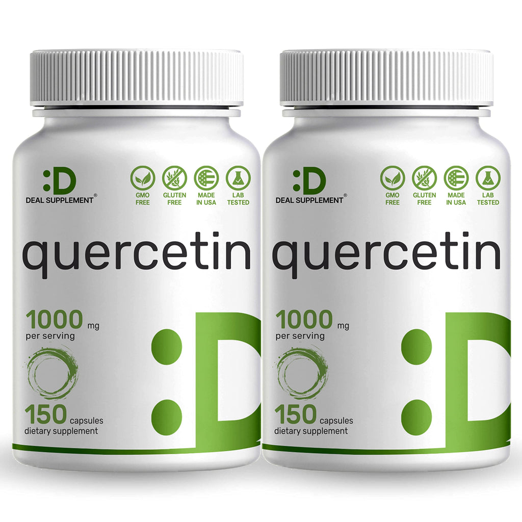DEAL SUPPLEMENT Quercetin 1000mg Flavonoids - 300 Capsules
