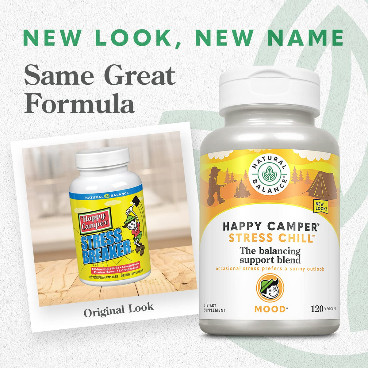 Natural Balance Happy Camper Stress Chill - 120 Vegetarian Capsules - image 2