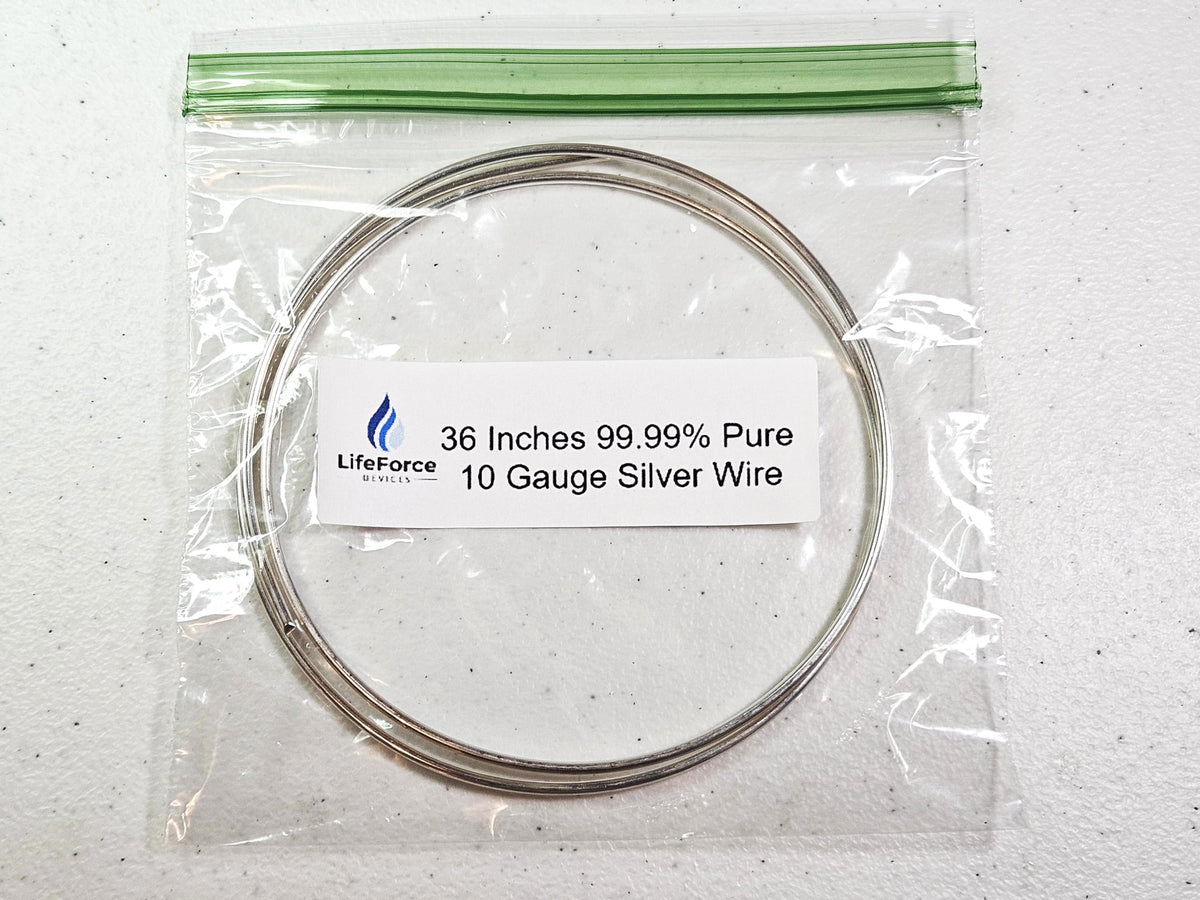 LifeForce Devices Colloidal Silver Generator Wire 9999 Pure 10 Gauge