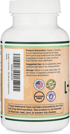 Double Wood Supplements Acetyl L-Carnitine ALCAR 1000mg - 150 Capsules - image 5