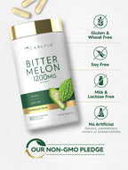 Carlyle Bitter Melon Extract Supplement - 180 Capsules - image 5