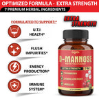 agobi D-Mannose Capsules with Cranberry & Herbs - 90 Vegan Capsules - image 3