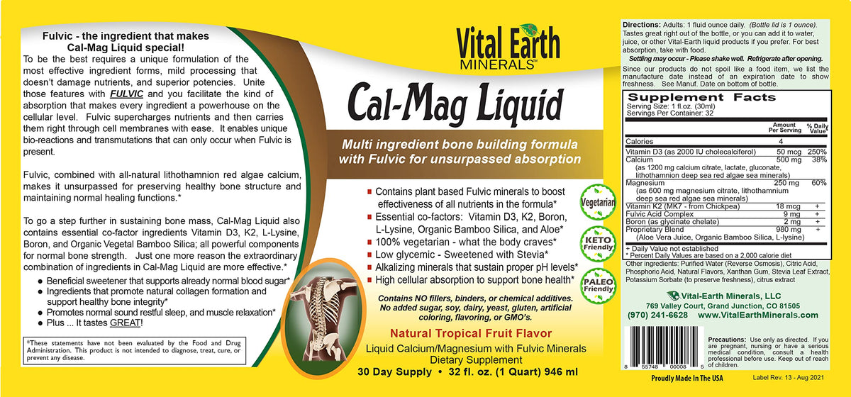 Vital Earth Minerals Keto Trio Bundle Liquid Vitamin - 3 x 32 fl. oz. - image 3
