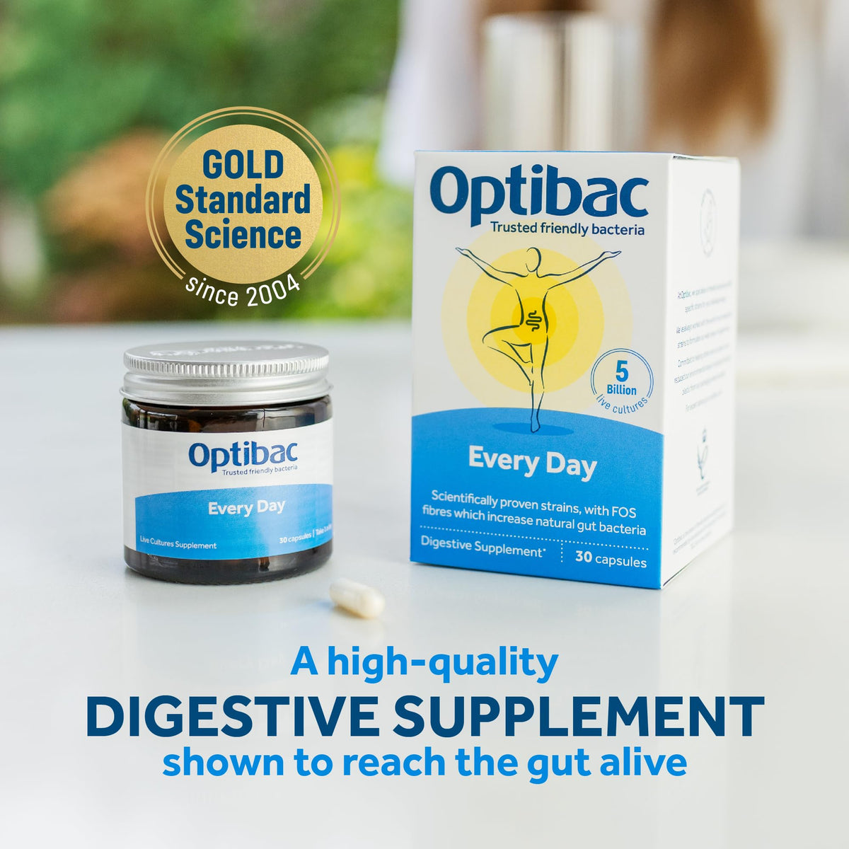 Optibac Probiotics for Digestive Health - 90 Capsules - image 2