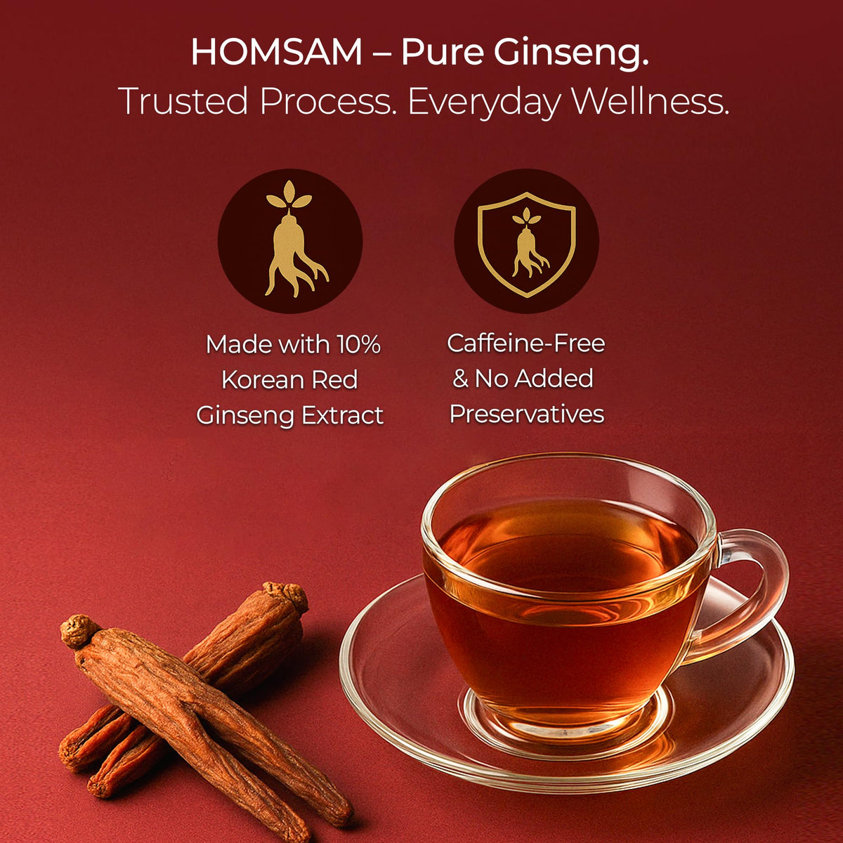SAMSIDAE Korean Red Panax Ginseng Instant Tea - 50 Sachets - image 7