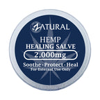 Zatural Hemp Oil Healing Salve 2,000mg - 2 Ounce