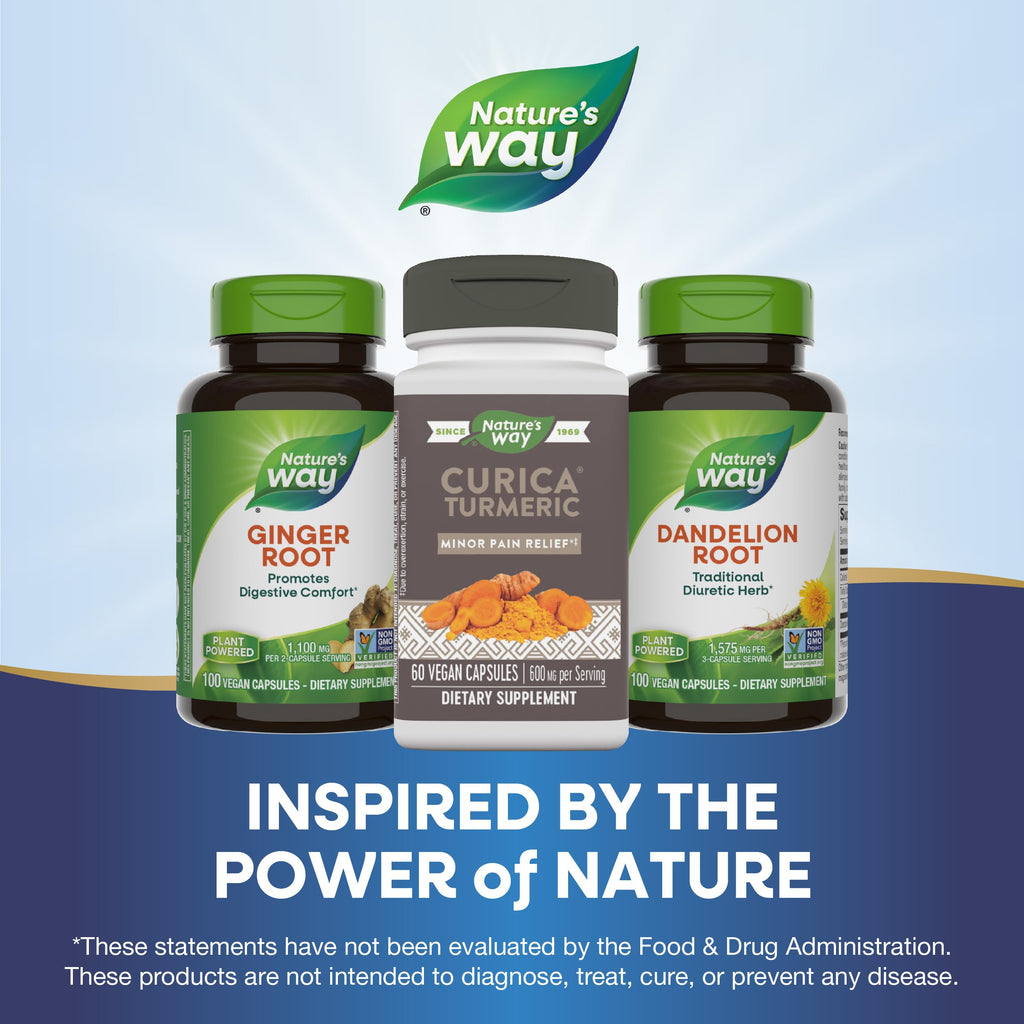 Nature's Way Curica Turmeric Bioavailable Curcumin 600 mg - 60 Capsules - image 6