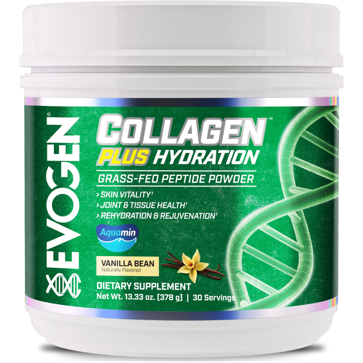Evogen Collagen Plus Hydration Vanilla Powder