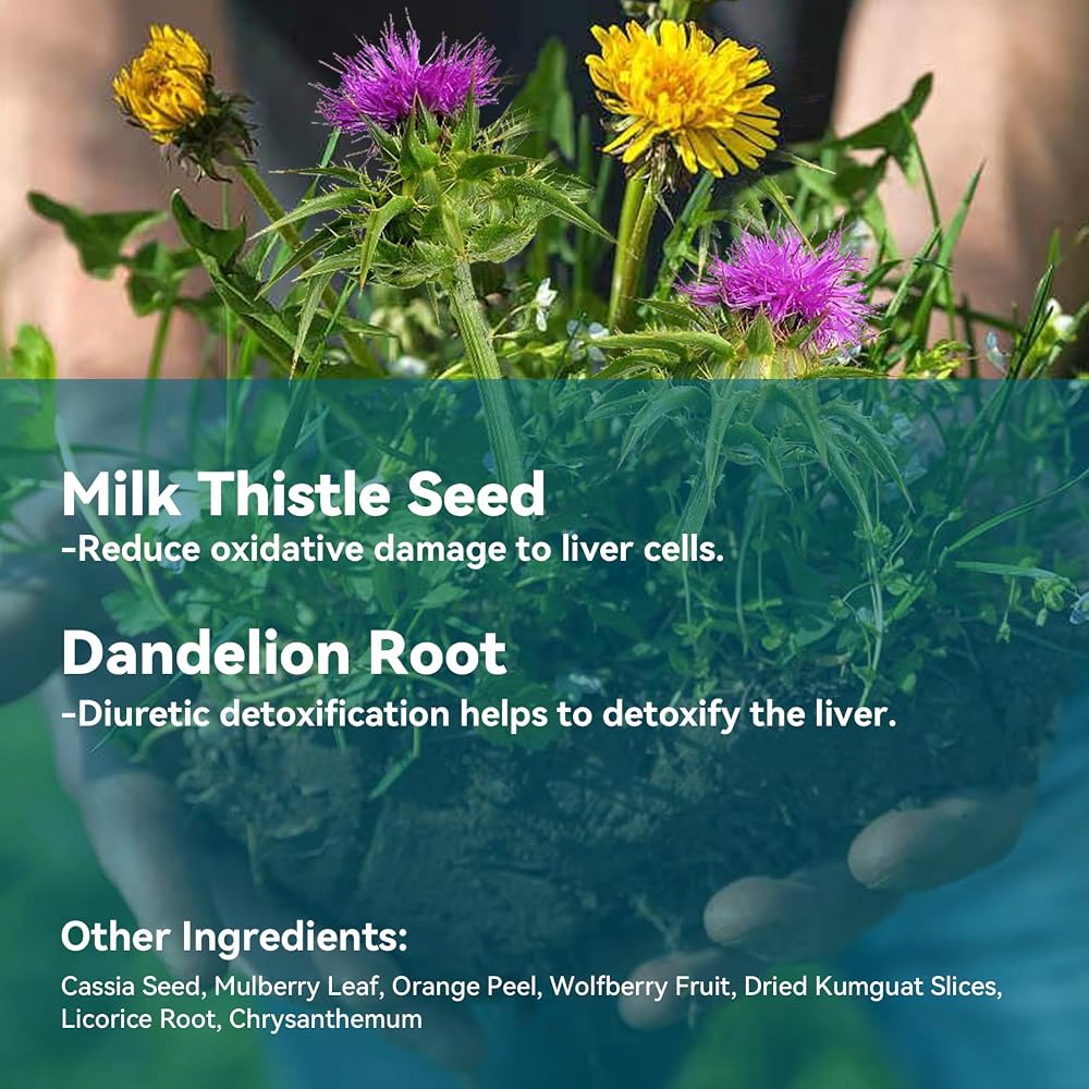 Laicuherb Milk Thistle Liver Detox Tea for Digestion and Immunity - image 7