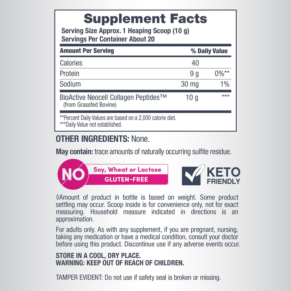NeoCell Grassfed Collagen Peptides Powder - 7 oz - image 4