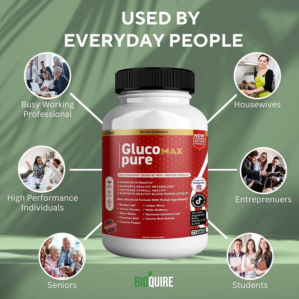 BIOQUIRE Gluco Max Pure Ultra Dietary Supplement