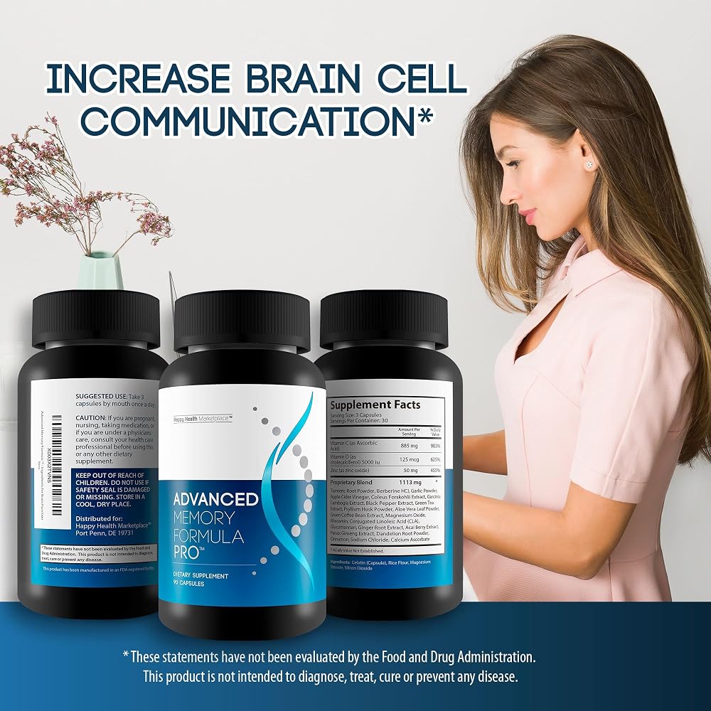 Happy Health Marketplace Advanced Memory Formula Pro Brain Support - 1 Count - image 5