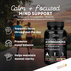 Zeal Naturals Adaptogenic Ashwagandha Complex Stress Relief - 90 Capsules - image 4