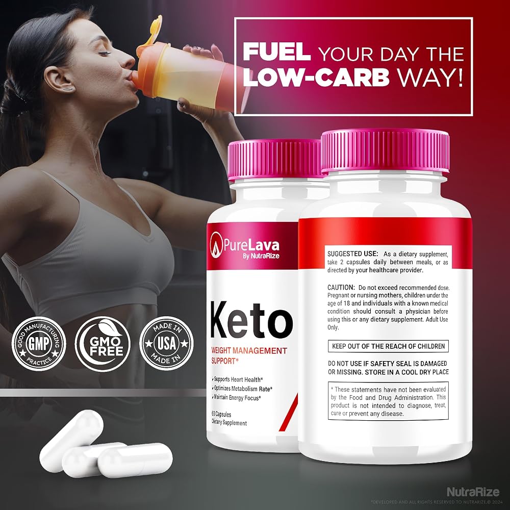 NutraRize Pure Lava Keto Formula Capsules - 60 Capsules - image 8