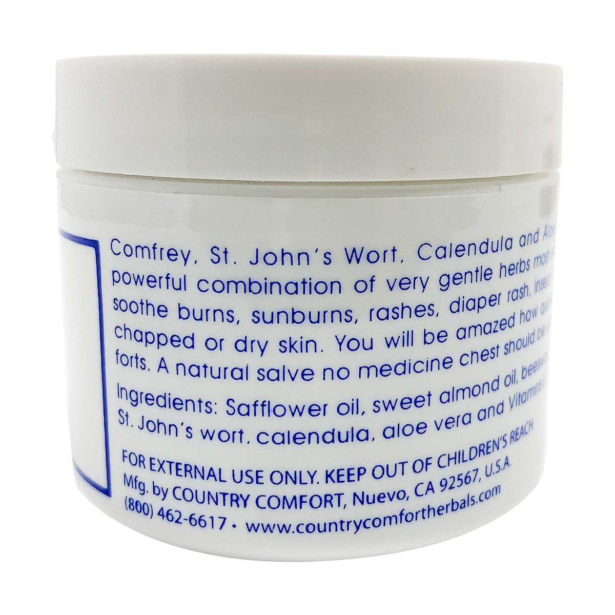 Country Comfort Herbal Savvy Comfrey Aloe Vera, 2 Ounce