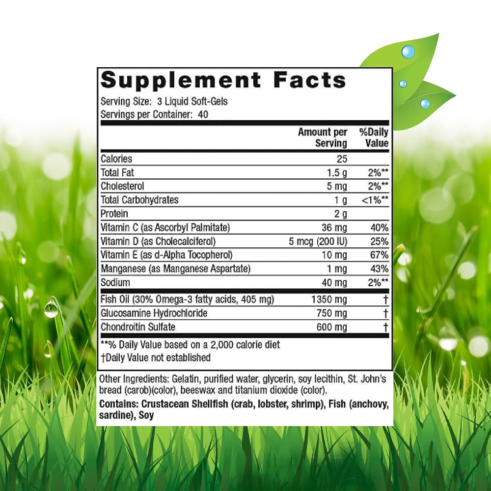 Nature's Secret Inholtra Premium Lubri-Joint - 120 Softgels - image 2