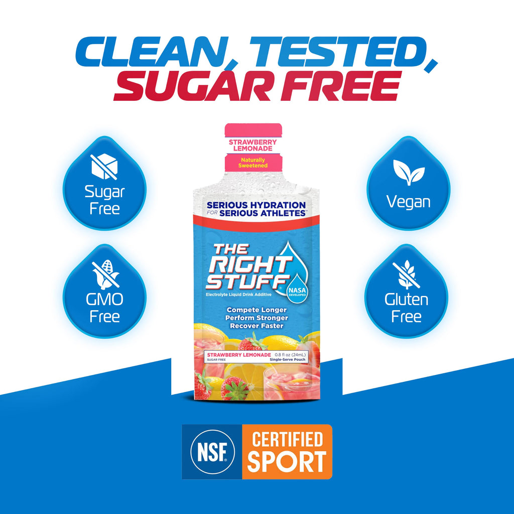 The Right Stuff electrolyte drink concentrate -10 Pouch Box