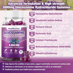 Healtionist Glucosamine Chondroitin Gummies with MSM & Elderberry - 120 Count - image 3