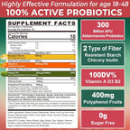 Nextdia Akkermansia Probiotics Gummies with Prebiotics - 60 Count - image 2