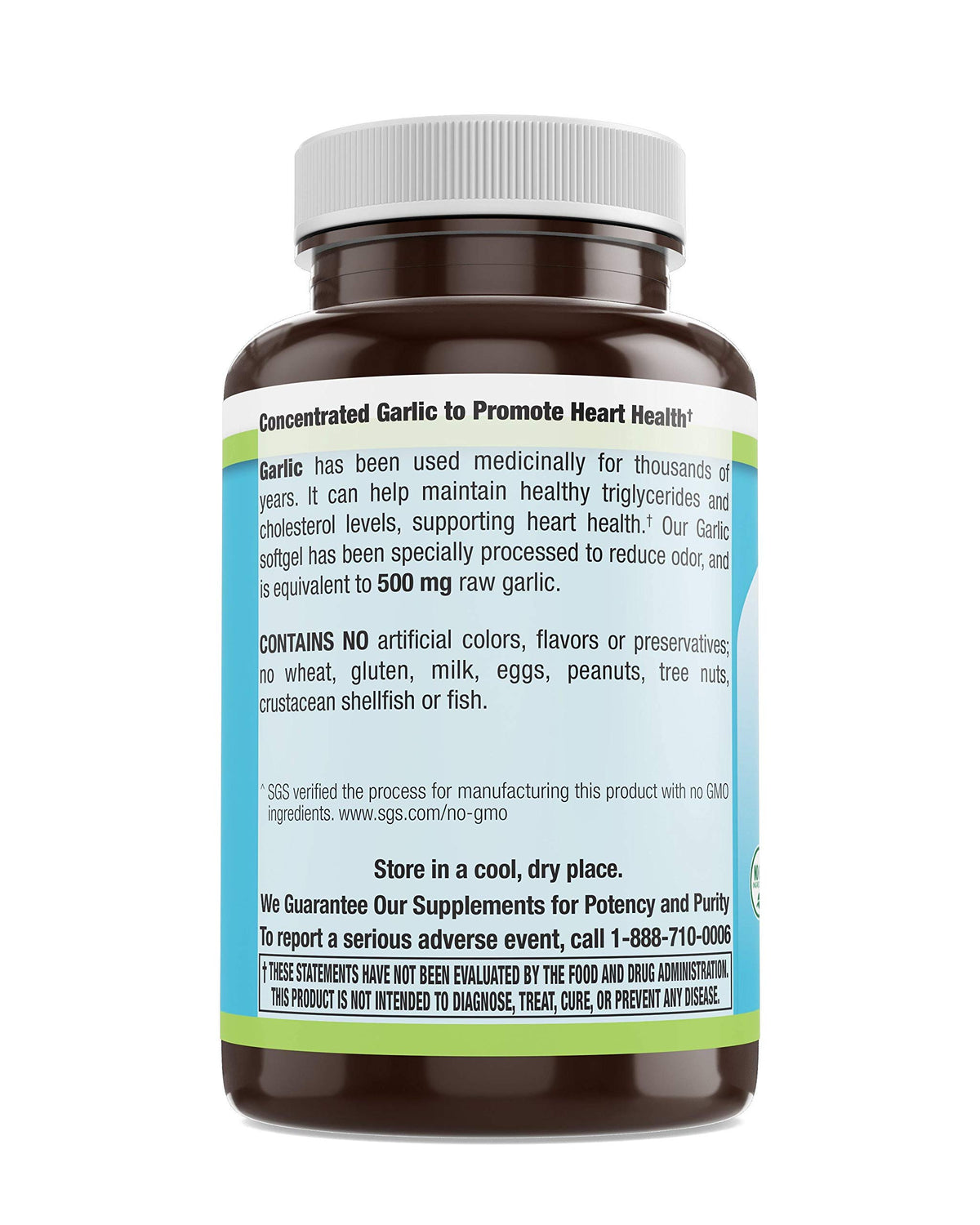 Livamed Garlic 500 mg Odor-Reduced Softgels - 250 Count - image 3