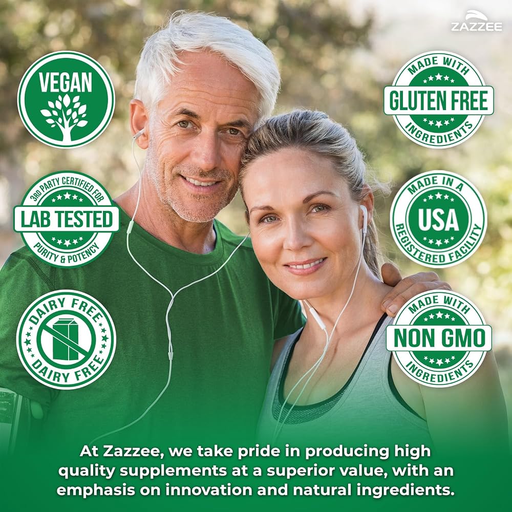 Zazzee USDA Organic Bilberry 20:1 Extract - 120 Capsules - image 9