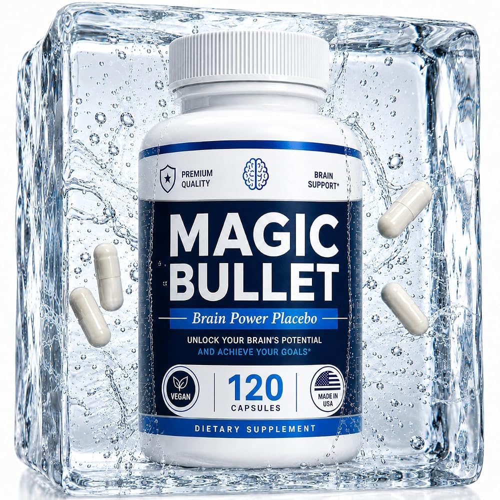 Progressive Placebo Magic Bullet Honest Placebo Pills - 120 Capsules