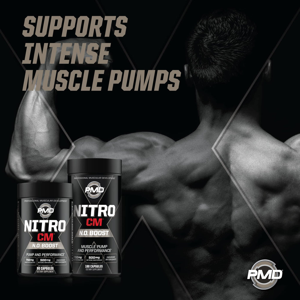 PMD Sports Nitro CM Nitric Oxide Booster with Agmatine - 90 Capsules - image 3