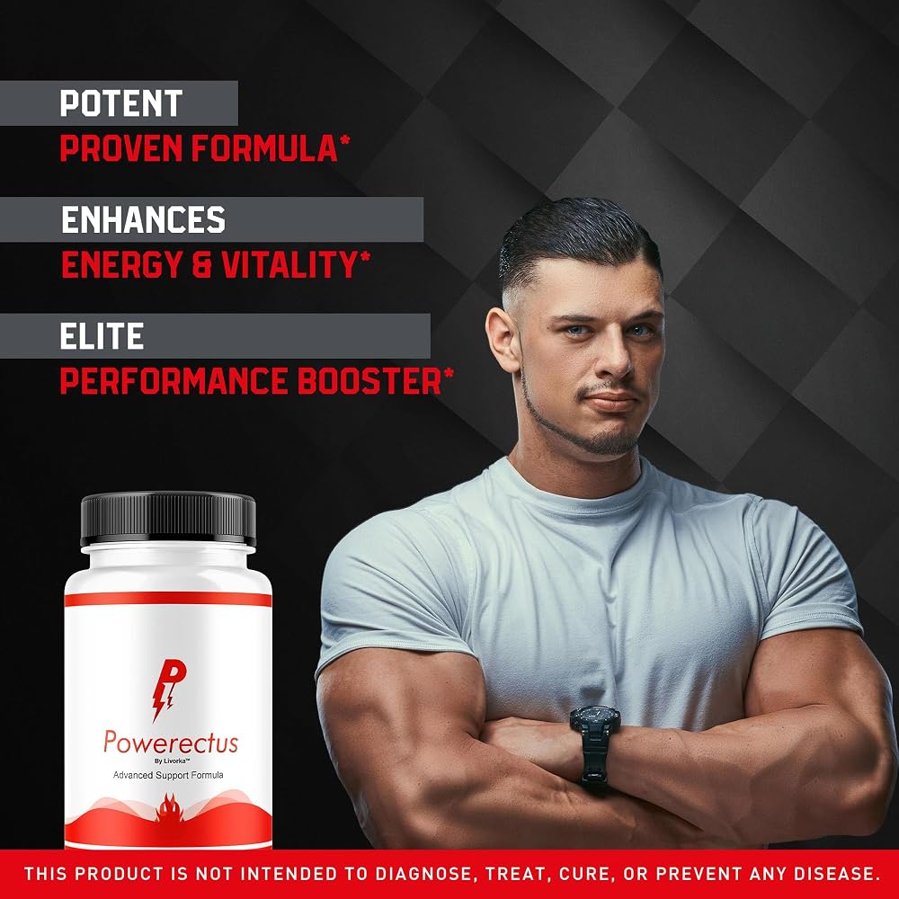 LIVORKA Powerectus Supplement for Men - 180 Capsules - image 3
