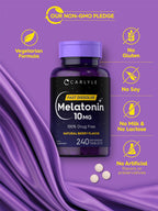 Carlyle Melatonin 10mg Fast Dissolve Tablets - 240 Count - image 5